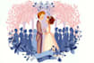 draw a wedding illustration