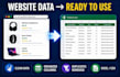 scrape website data and deliver clean excel or CSV files