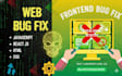 fix react js bugs, javascript errors, and frontend issues