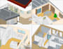 create cad floor plans and 3d models for rooms and buildings