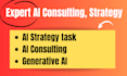 do any ai strategy task and ai consulting