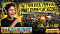 create viral free fire funny and beat sync gaming edits
