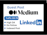 write and publish article medium,com and linkedin,com premium guest post
