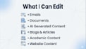 write professional emails, documents and ai content fast