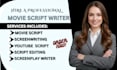 do moviescript youtubescript screenplay screenwriting comedy scriptwriter