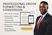 format and convert your ebook for kindle, epub, and KDP