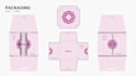 create product packaging design, packaging box design with dieline