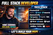 build web app with loveable, next js, supabase replit, bolt