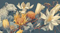 draw an animal and botanical illustration