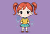 draw cute children comic cartoon in this style