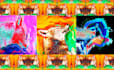 create psychedelic album cover and abstract digital art