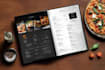 do modern restaurant menu design