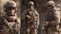 draw military concept art , monsters and characters