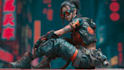 illustrate you as a cyberpunk style character