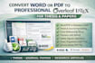 convert word or PDF to professional overleaf latex for thesis and papers