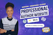 build author website, book author website, ebook website