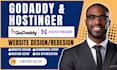 redesign hostinger website wordpress godaddy website hostinger business website
