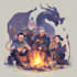 draw your dnd group party illustration