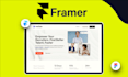 build framer website, framer landing page or website design