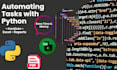 build custom python automation scripts to automate business tasks