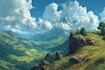 do fantasy landscape concept art