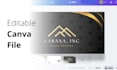 design a clean islamic business card