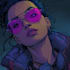 create scifi or cyberpunk character portrait art