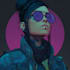 make you a cyberpunk illustration portrait