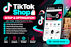 setup tik tok shop, tik tok affiliate and tiktok shop ads