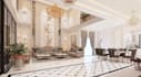 do architectural modern drawing and living room 3d design