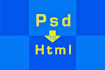 convert psd to html with  responsive