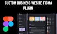 design business website ui ux figma plugin , worldpress