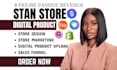 setup stan store, stan store marketing, payhip website, payhip store gumroad