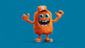 draw a mascot character and cartoon logo