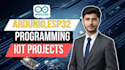 do arduino coding, esp32 iot programming, and circuit schematics