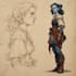 dnd character art and dnd character art