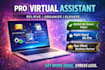 help with all of your virtual assistant needs