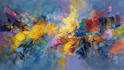create modern abstract digital art paintings
