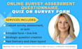 create online surveys and forms using google forms or jotform