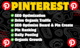 be your pinterest marketing manager and SEO expert for growth