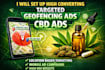 set up high converting targeted geofencing ads cbd ads