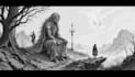 draw a fantasy sketchy illustration