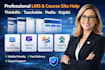 do online course setup on thinkific, teachable, podia, kajabi, mighty network
