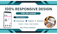 design a clean and responsive HTML CSS webpage