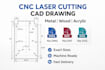 convert image to dxf, svg file for cnc laser cutting, engraving