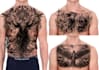 create a custom tattoo design for chest tattoo, back tattoo