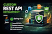 develop a custom rest apis using java spring boot
