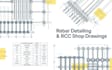 rcc shop drawing, rebar detailing, bar bending, autocad rebar