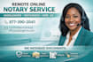 notarize documents remote USA and international florida notary public