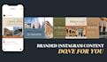 design custom social media posts for travel brands